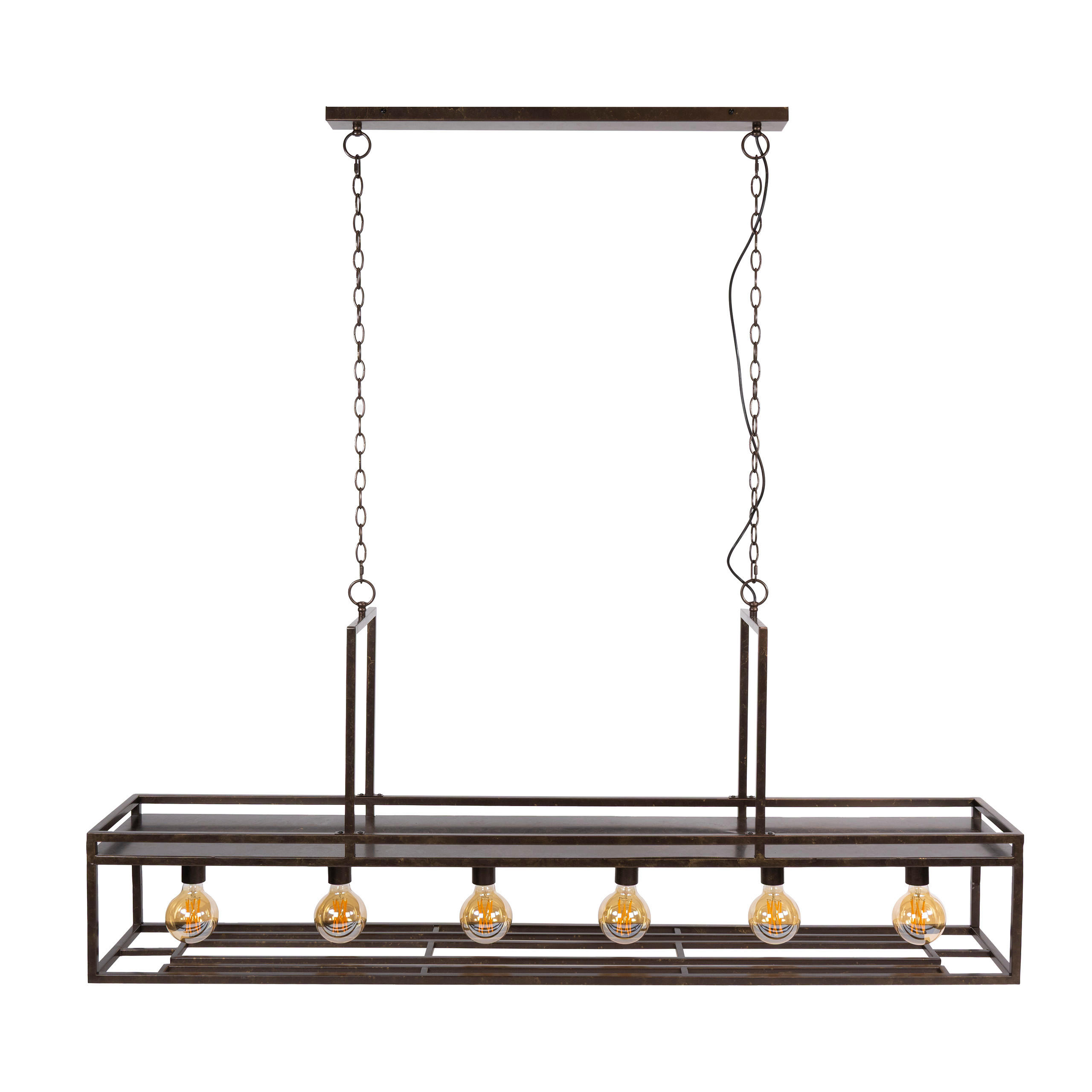 HÄNGELEUCHTE Decorate Braun 28/160/150 cm - Braun, Metall (28/160/150cm) - Hoyz Collection