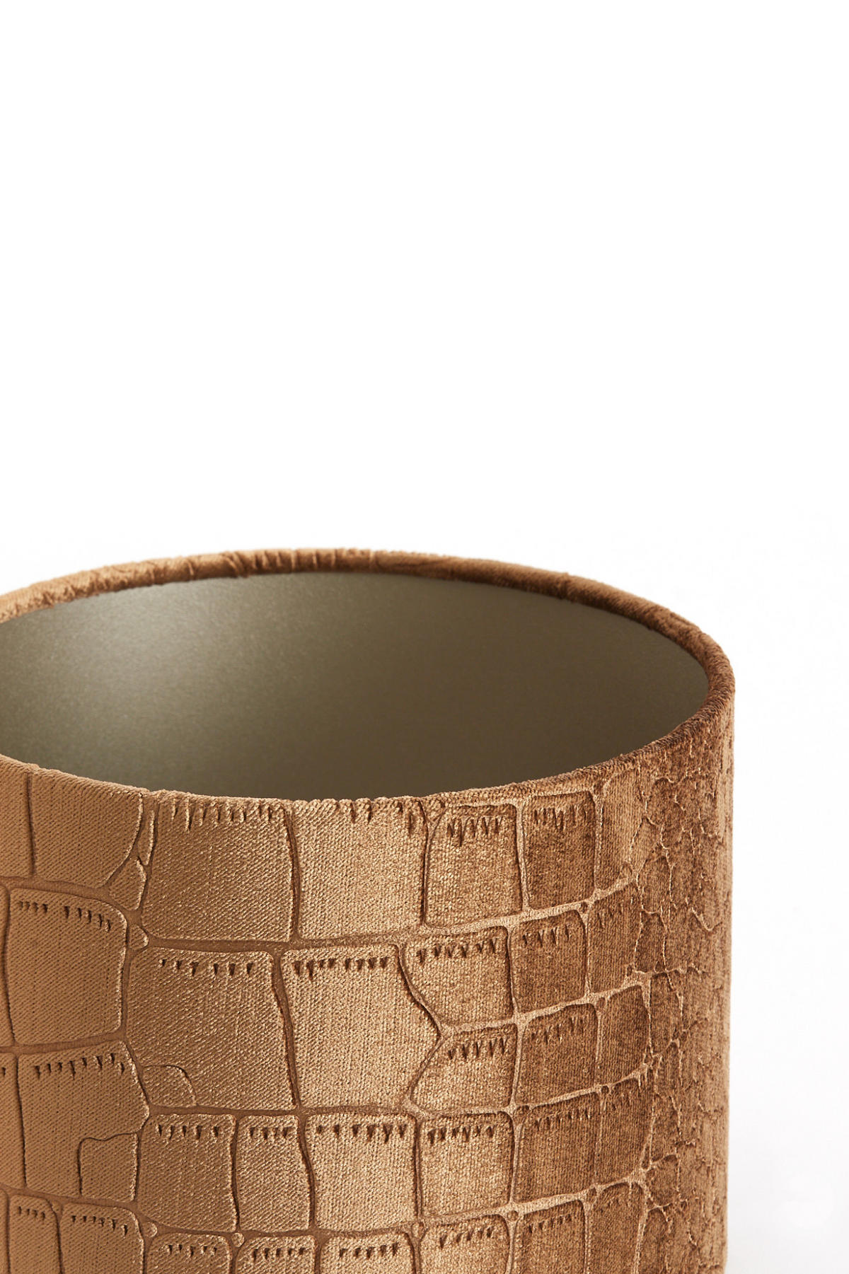 LAMPENSCHIRM Praya Braun Ø20/15 cm - Braun, Textil (20/20/15cm) - Light & Living