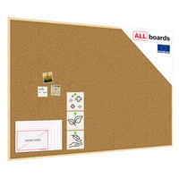 PINNWAND mit Naturholzrahmen 180x120cm - Braun, Holz (180/120/1.8cm) - ALLboards