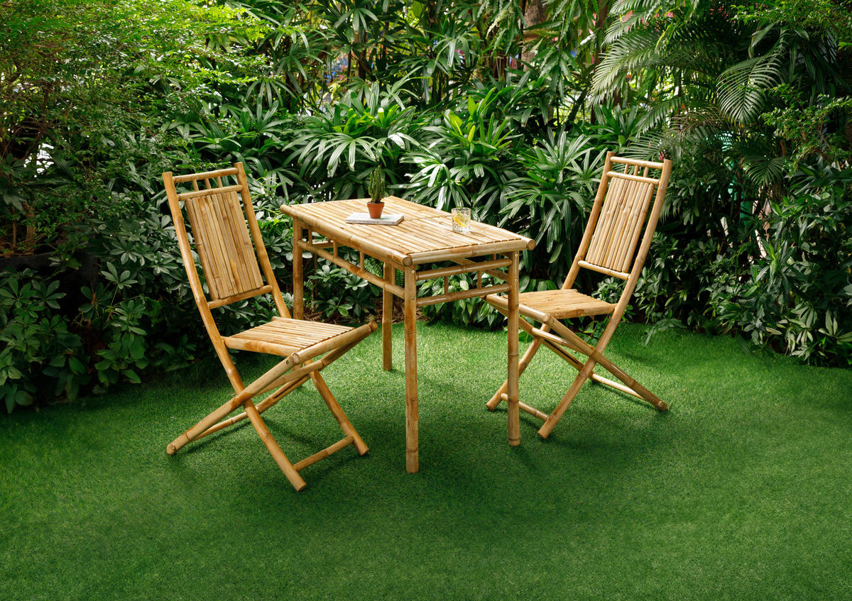 GARTENSTUHL 2er-Set Holz Braun - Braun, Holz (46/98.7/65.5cm) - Nordlys