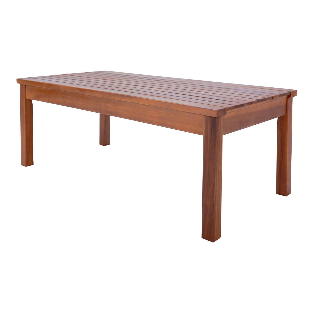 GARTENMÖBEL-SET 4 TLG. Brittoli - Grau/Akaziefarben, Holz/Textil - [en.casa]