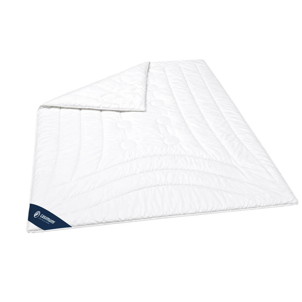 STEPPBETT Kamelhaar 240x220 cm Normal, Ganzjahresdecke 100% Kamelflaumhaar - Weiß, Textil (240/220cm) - casimum