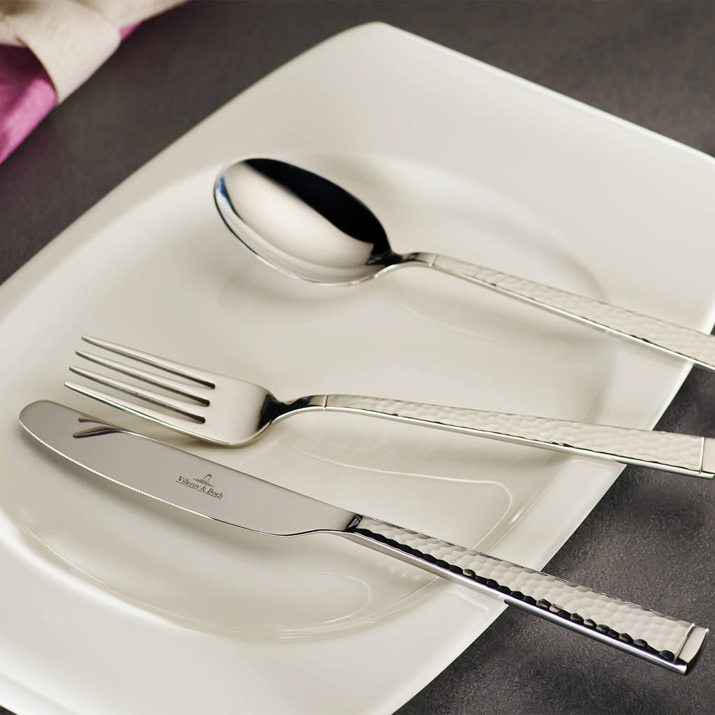 TAFELBESTECK Blacksmith silber 70er Set - Silberfarben, Metall - Villeroy & Boch