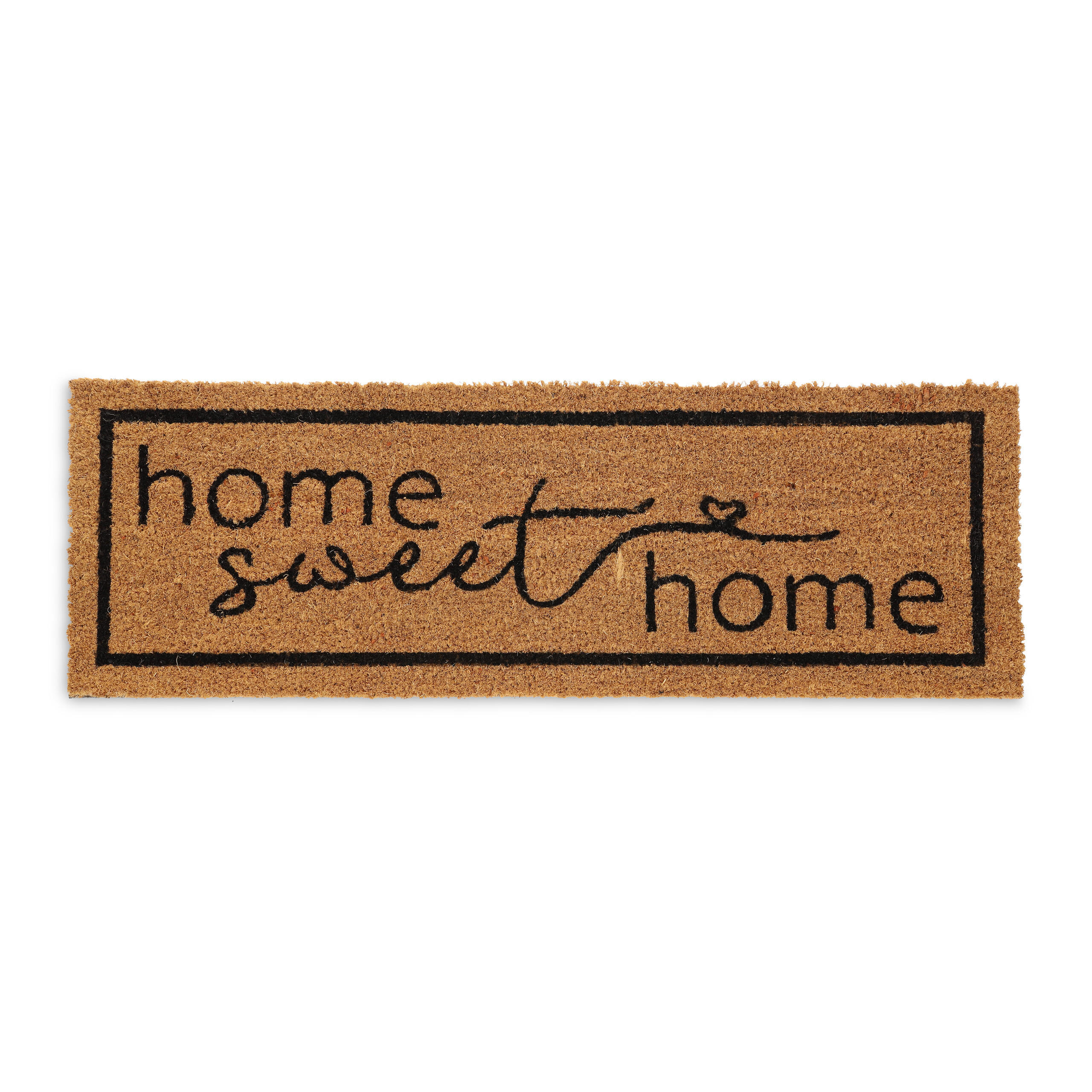FUSSMATTE - Hellbraun, Kunststoff/Textil (75/25cm) - Relaxdays