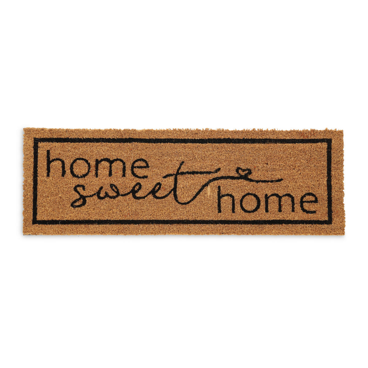 FUSSMATTE - Hellbraun, Kunststoff/Textil (75/25cm) - Relaxdays