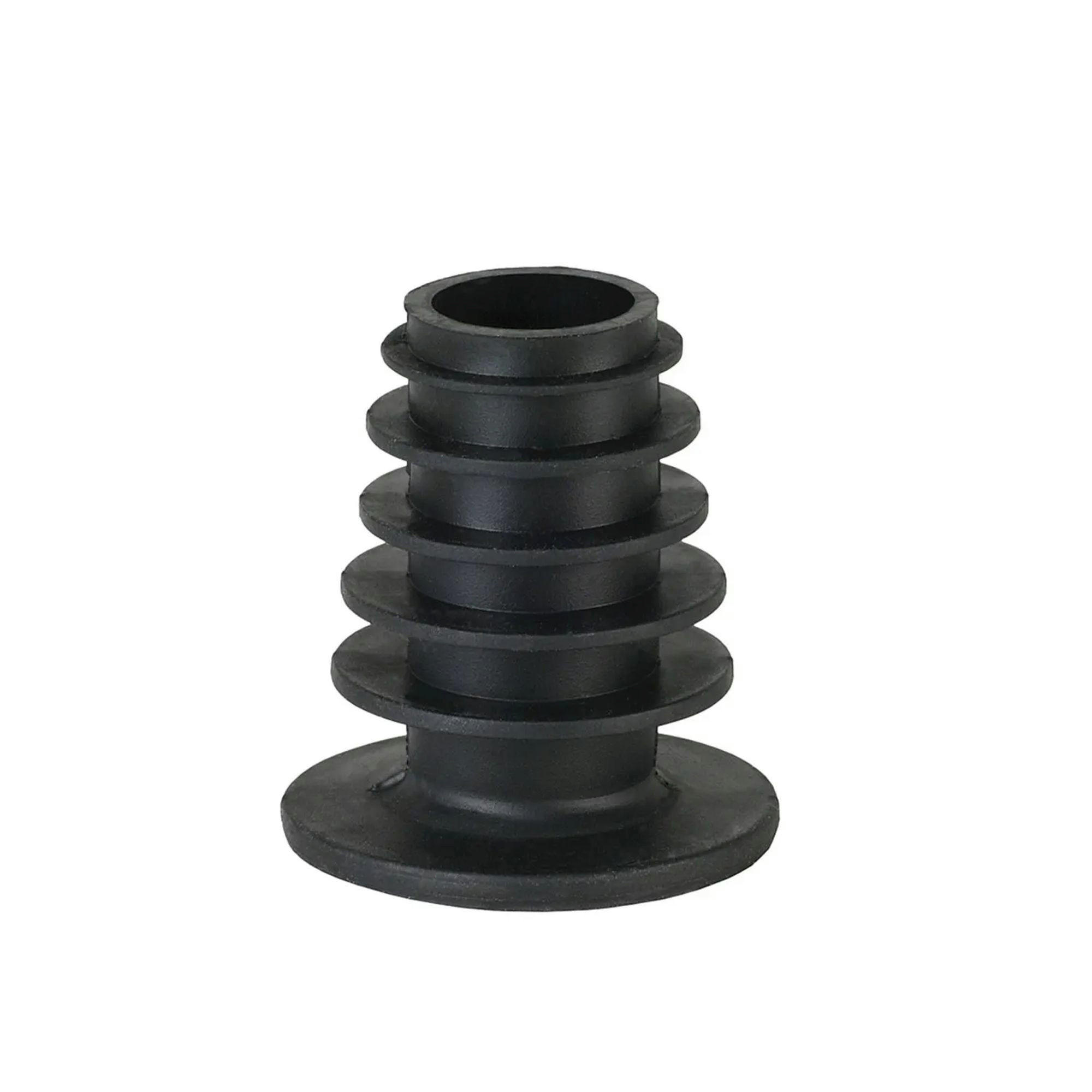 FLASCHENVERSCHLUSS Lamellenkorken, Schwarz, für 0.7-1.0 Liter Flaschen - Schwarz, Kunststoff (2.8/3.2/2.8cm) - ich-zapfe