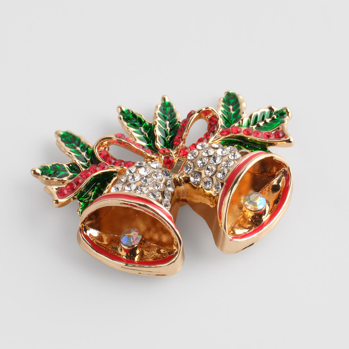 MAGNET Xmass bell, Dekorative Weihnachtsdeko - Grün, Metall (4/1/12cm) - home&you