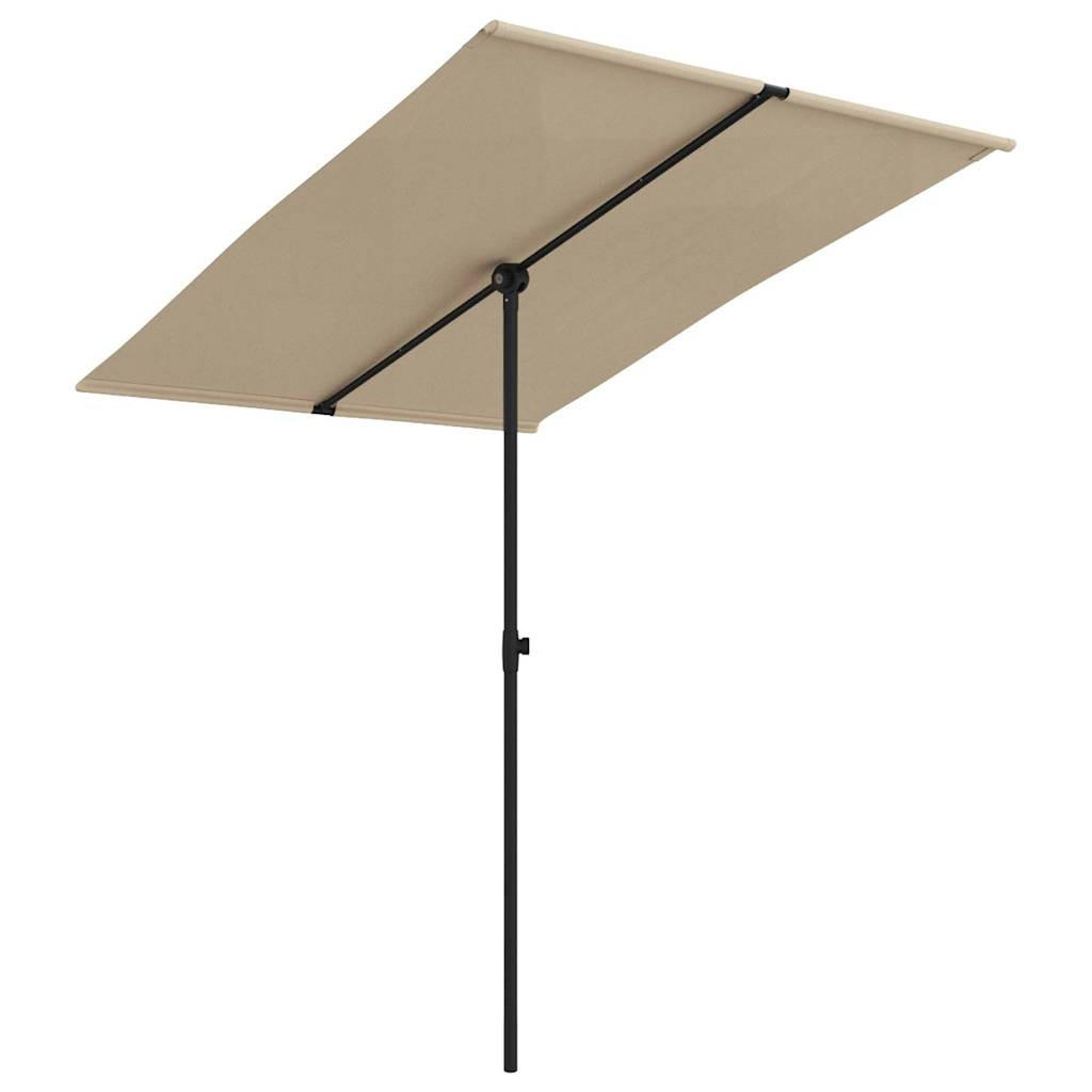 furnicato Sonnenschirm Taupe 150x200 cm