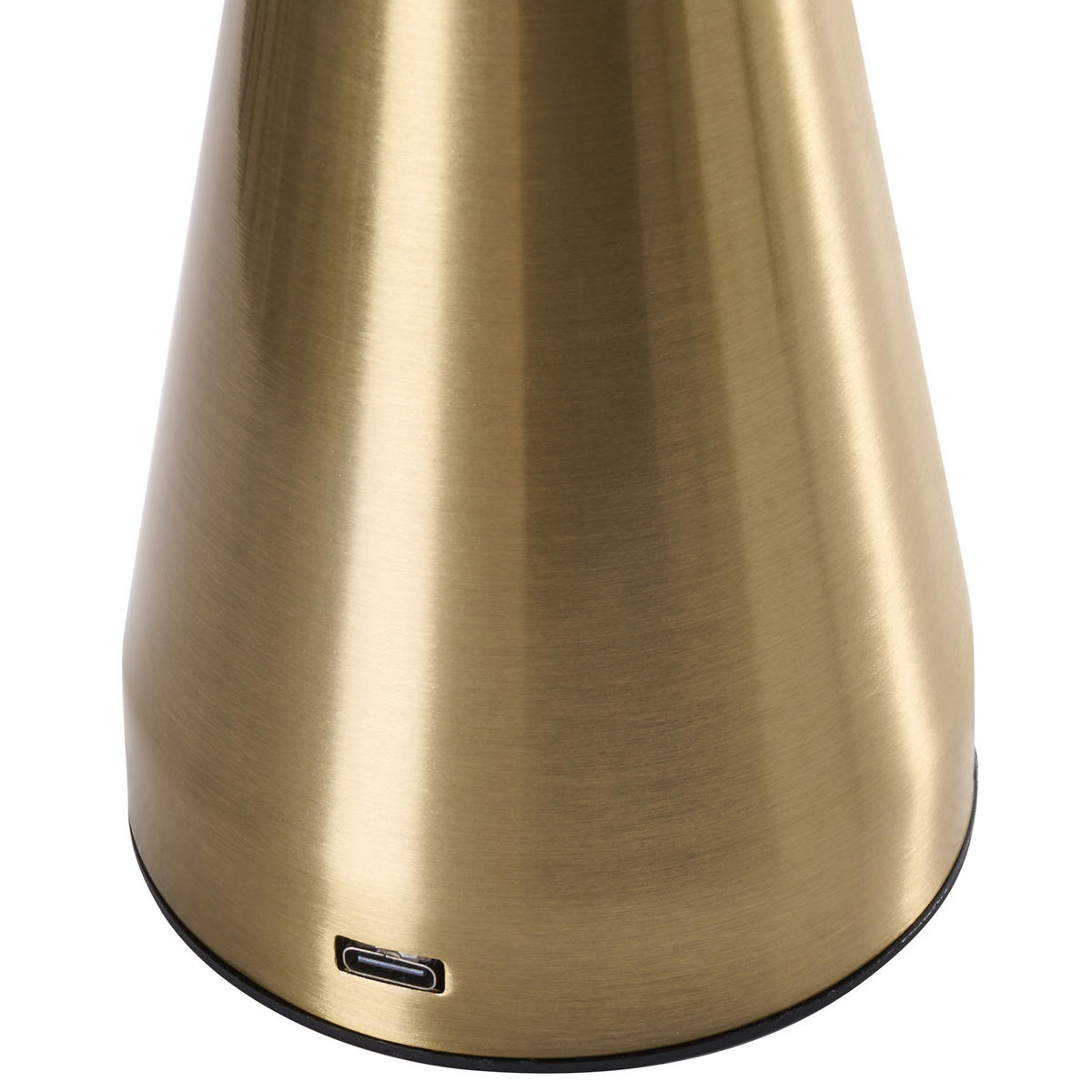 KABELLOSE LED Tischlampe 2er Set mit Dimmer Metall Gold Kulfo - Goldfarben, Metall (15/15/20cm) - Beliani
