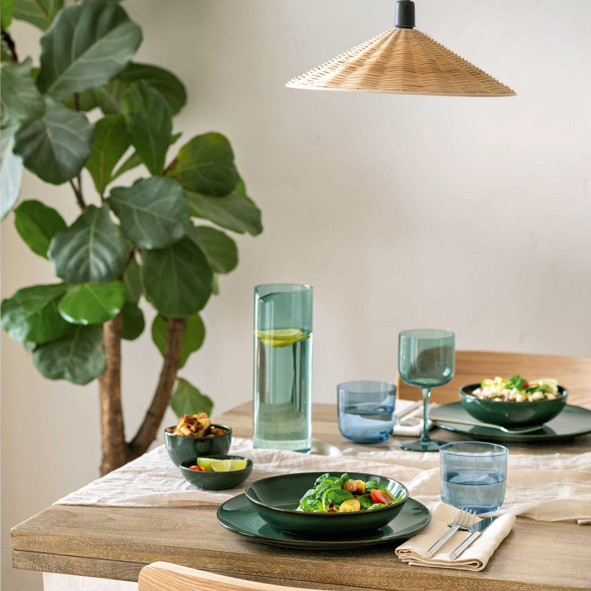 DIPSCHÄLCHEN Lave Vert 10 x 9 cm 6er Set - Grün, Keramik (9.9cm) - like.Villeroy & Boch