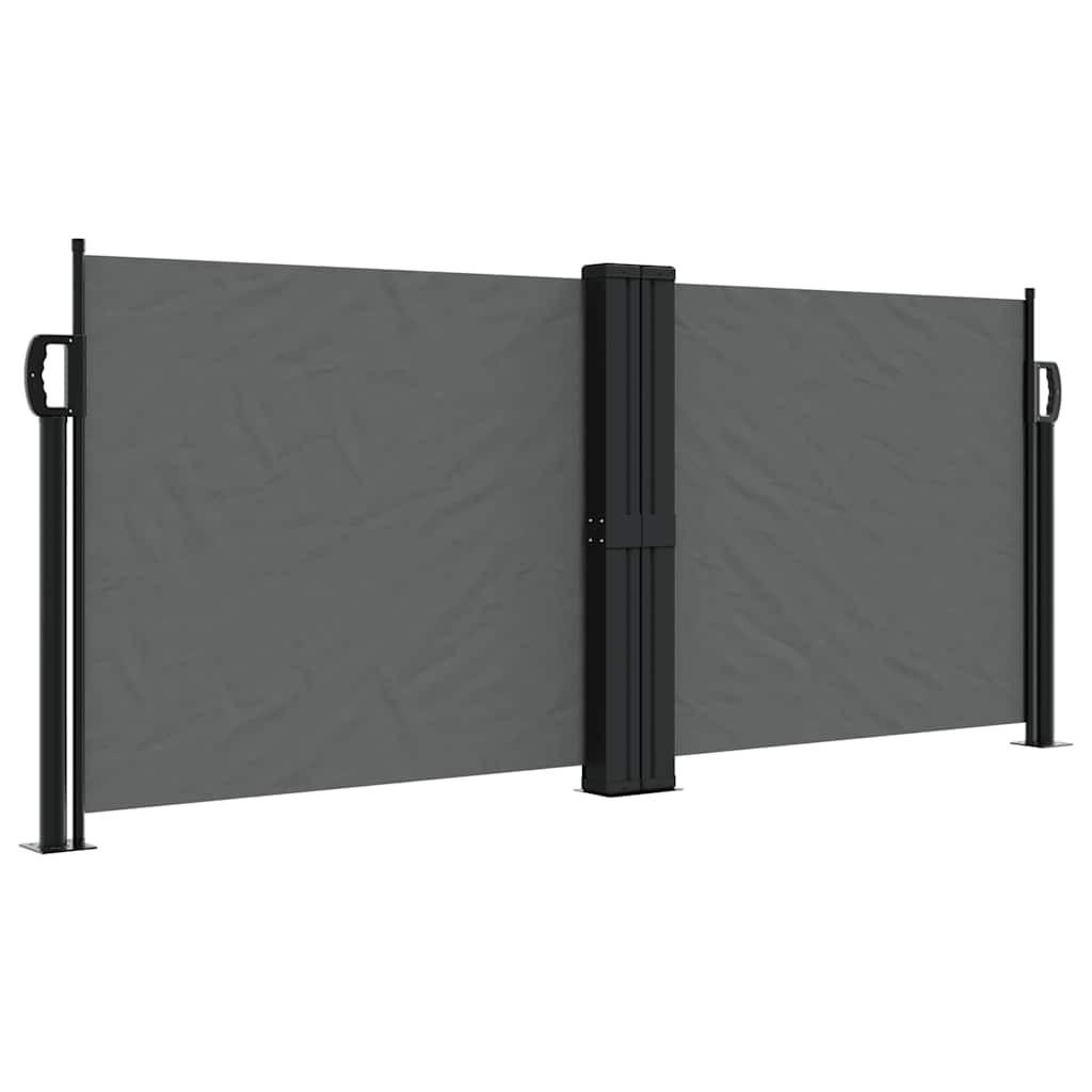 SEITENMARKISE Ausziehbar Anthrazit 100x600 cm - Anthrazit, Metall (600/100cm) - furnicato