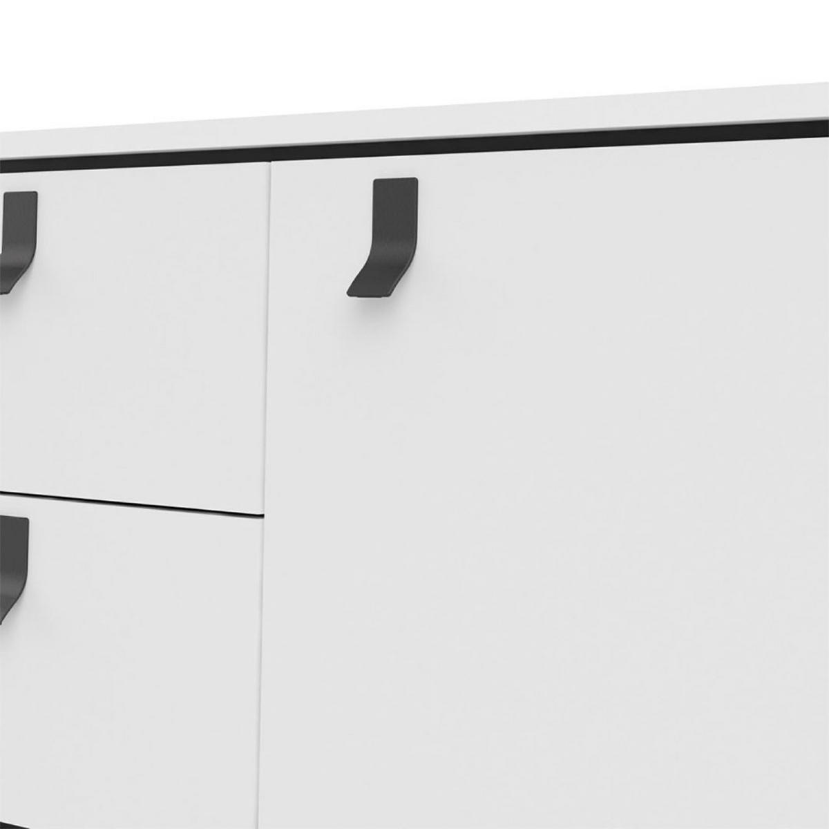 SIDEBOARD Rye Weiß 150/40/72 cm - Weiß, Holzwerkstoff (150/72/40cm) - ebuy24
