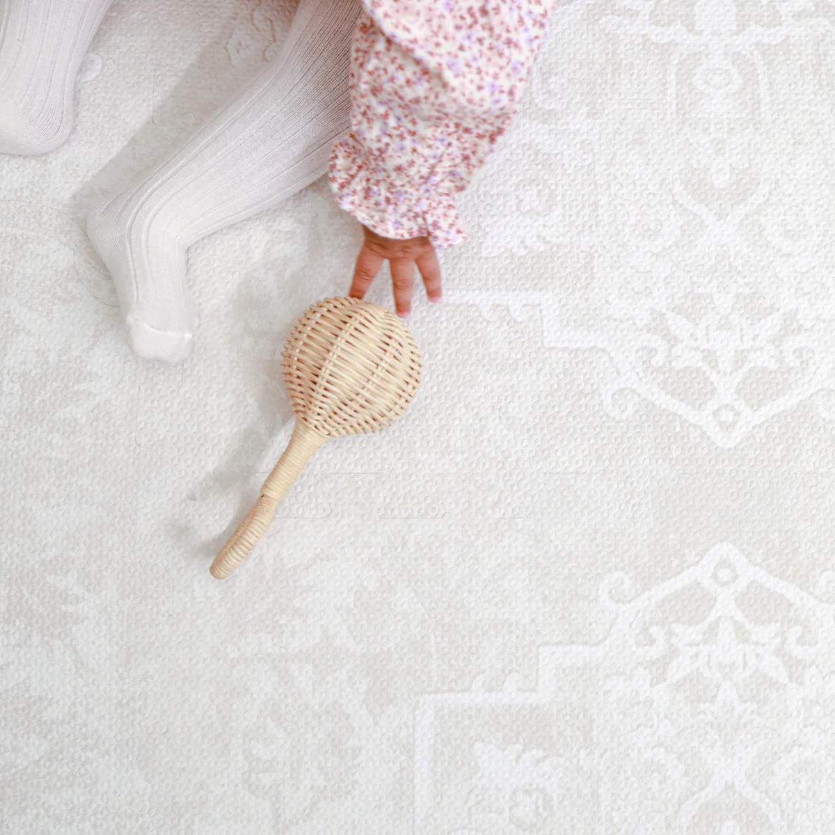 SPIELMATTE Parisa Millet creme 120x180 - Creme, Kunststoff (120/180cm)