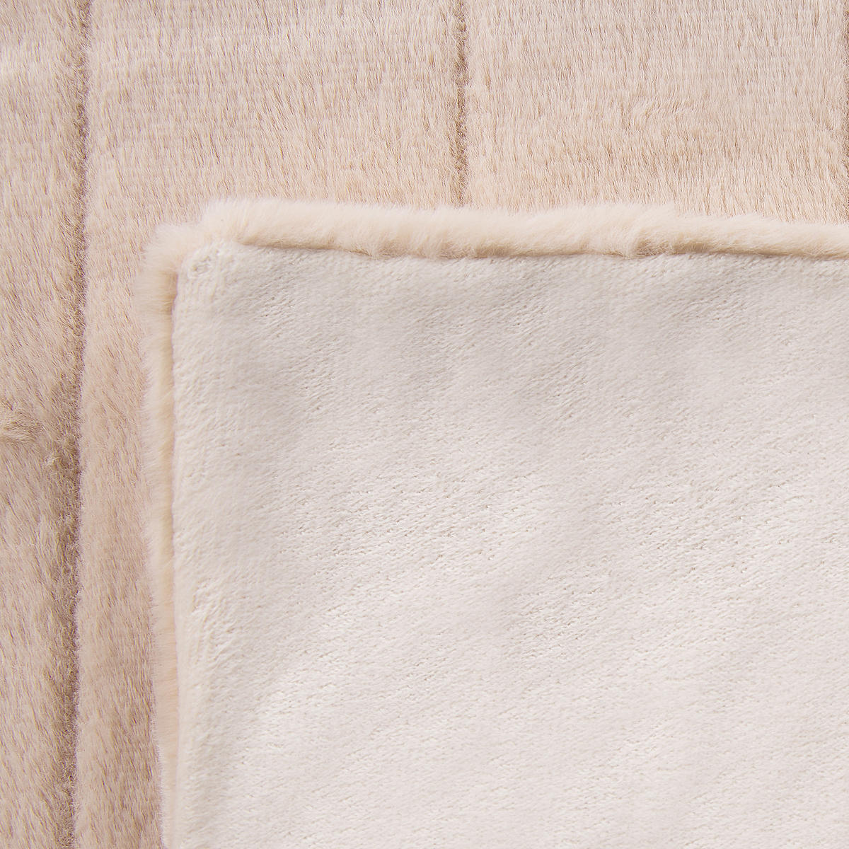 DECKE Pastellrosa Smahra 180/220 cm - Pink, Textil (180/220cm) - Beliani