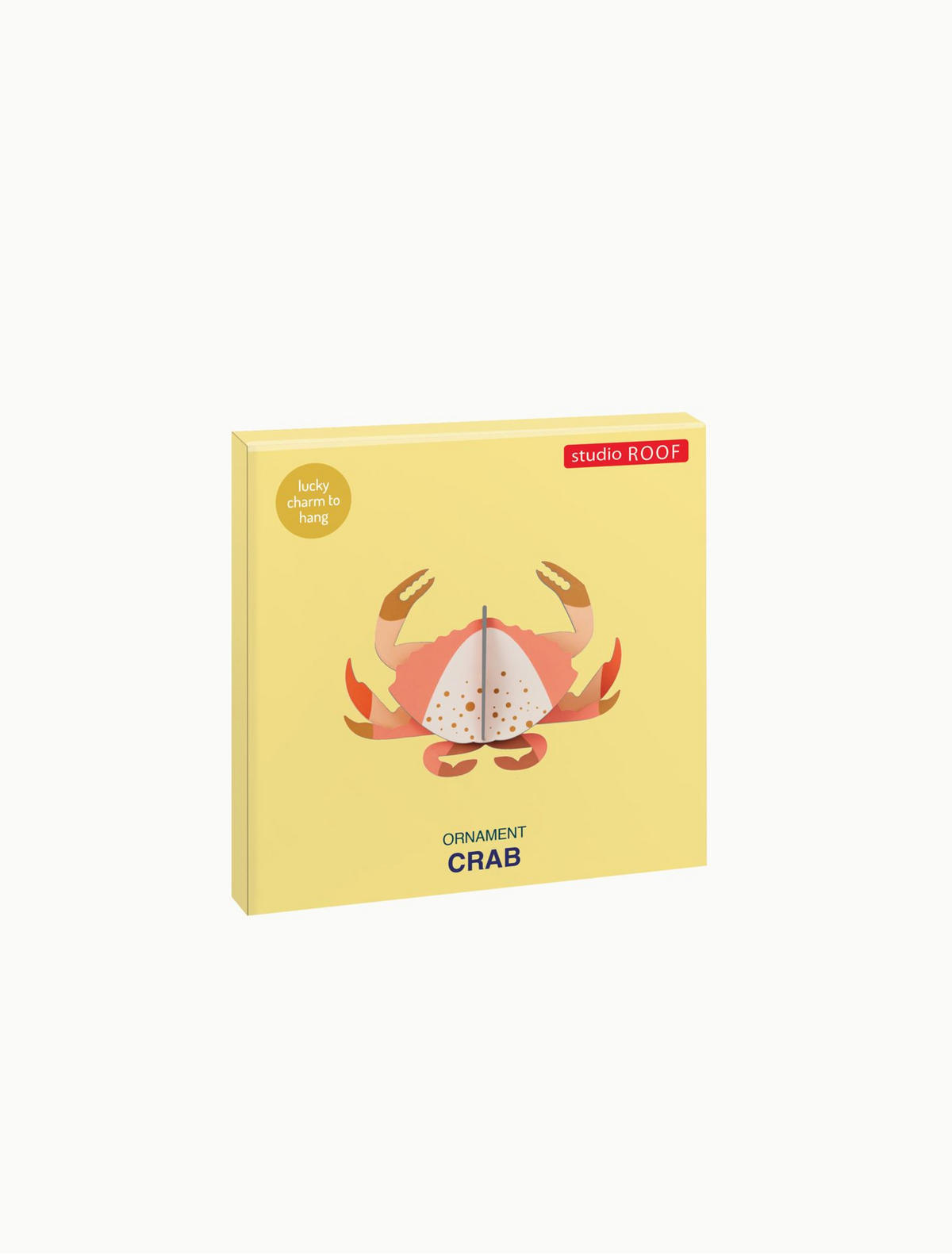 BASTELSET 3D Wandobjekt, Krabbe, Studio ROOF, Karton - Naturfarben, Karton (10/2/7.8cm) - ich-zapfe