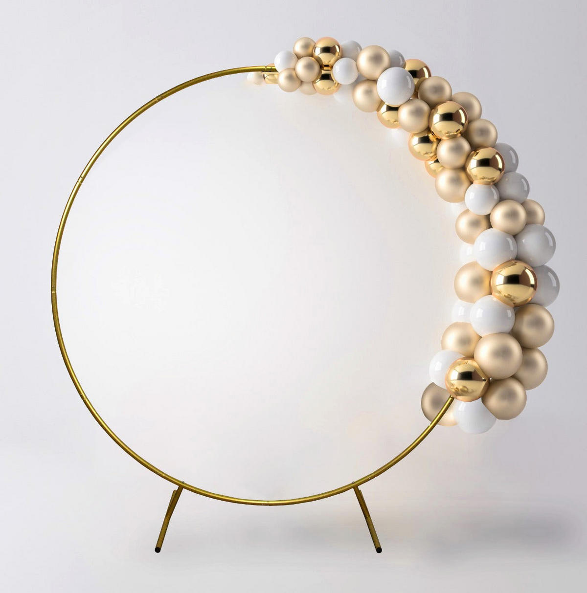 HOCHZEITSBOGEN Gold 200cm - Goldfarben, Metall (200/210/56cm)