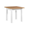 ESSTISCH Max 8, 80-160/80cm, wotan - Eiche Wotan, Holz (80/80/76cm) - Leaf Design