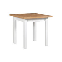 ESSTISCH Max 8, 80-160/80cm, wotan - Eiche Wotan, Holz (80/80/76cm) - Leaf Design
