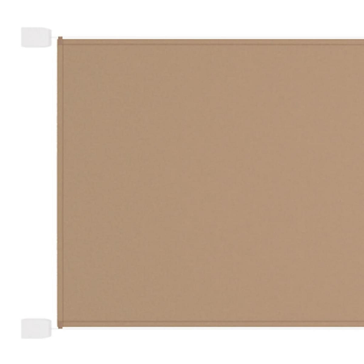 SENKRECHTMARKISE Taupe 140x420 cm Oxford-Gewebe - Taupe, Textil (420/140/420cm) - furnicato