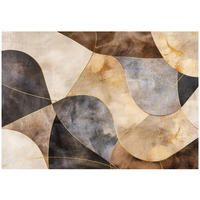 FOTOTAPETE Art Deco Abstrakt Beige 416x254 cm - Multicolor, Textil (416/254cm) - Wallarena