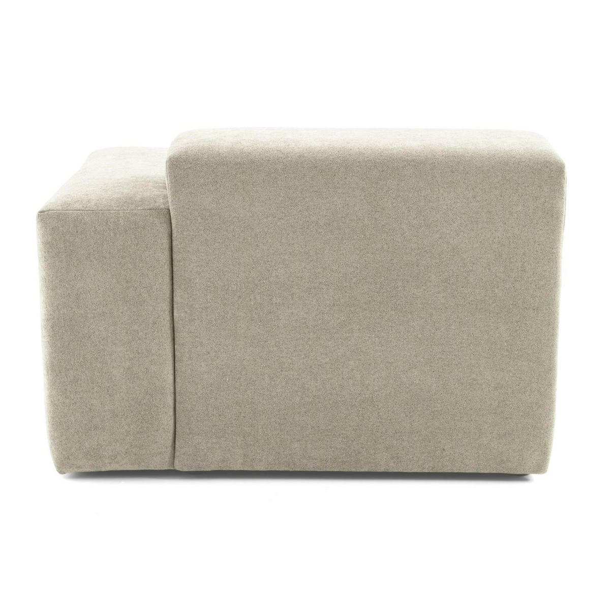 3-SITZER modulares Sofa HEAVEN SET 1 Links, Breite 255 cm Webstoff Olivgrün - Schwarz/Olivgrün, Holz/Kunststoff (255/71/102cm) - Muffo