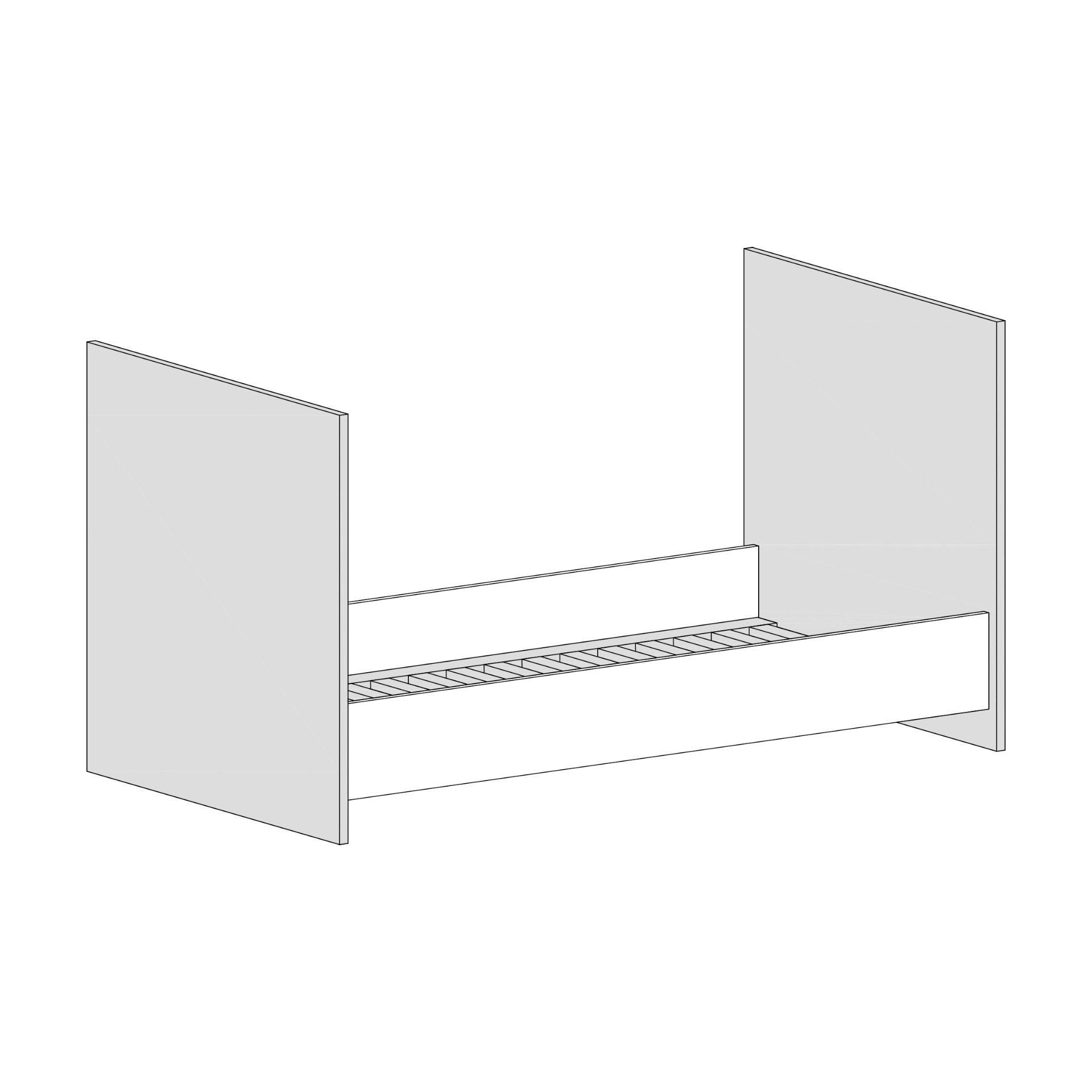 UMBAUSEITEN Elina - Eichefarben, Holzwerkstoff - arthur berndt