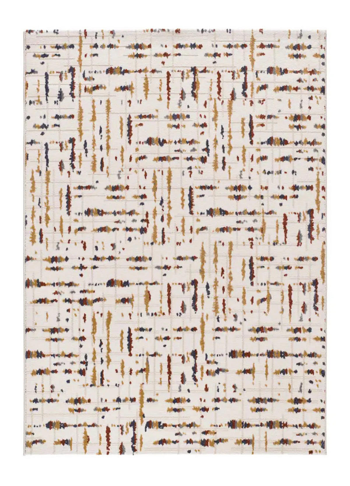 KURZFLORTEPPICH Creme / Mehrfarbig Amara 200/290 cm - Multicolor/Creme, Naturmaterialien/Textil (200/290cm) - Atticgo