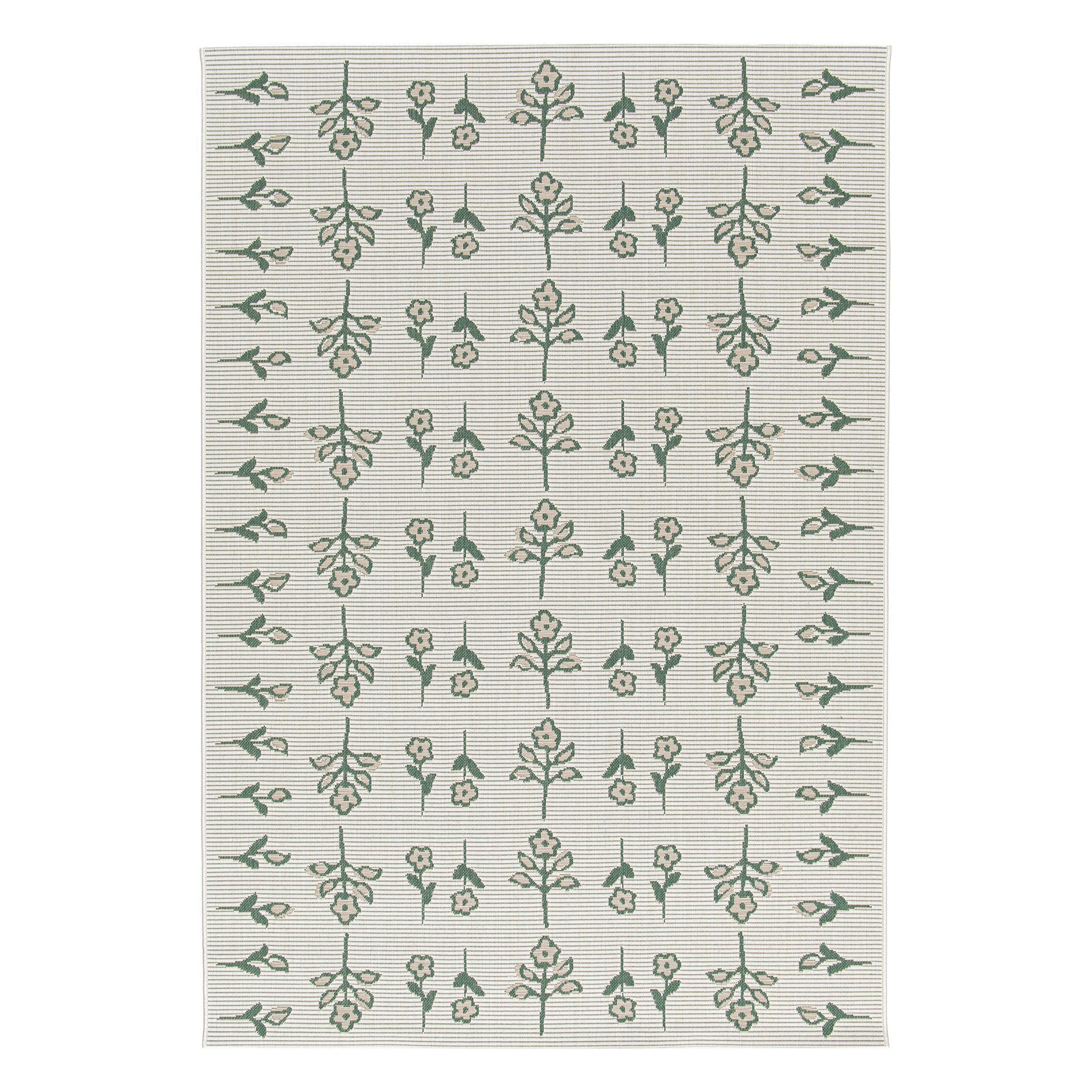 DESIGN Teppich für Innen und Außen grün - Grün, Textil (160/213cm) - AFK Living
