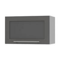 KLAPPHÄNGESCHRANK Kvantum W4BS/60-AV Graphit Matt / Grau Matt 60 / 32,5 / 36cm - Graphitfarben/Grau, Holz/Holzwerkstoff (60/36/32.5cm) - Feldmann-Wohnen