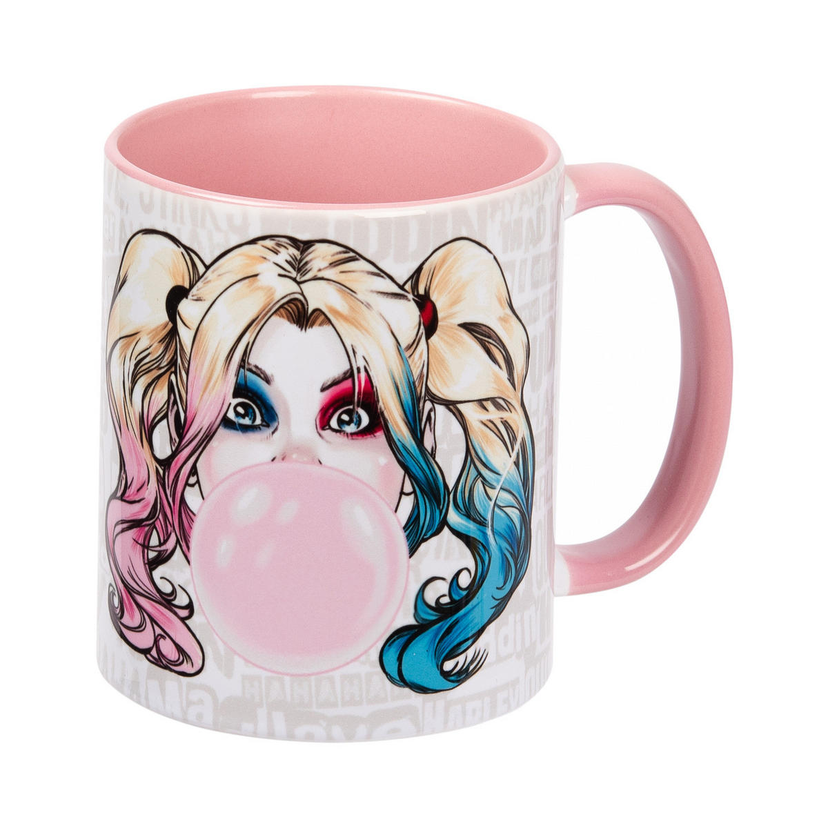 KAFFEEBECHER DC Comics Harley Quinn Love Stinks Rosa 320 ml - Rosa, Keramik (0.32L) - DC Comics