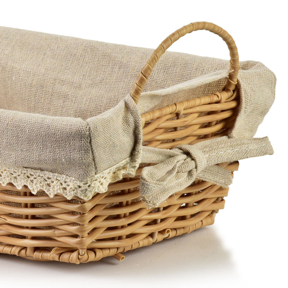 BROTKORB Will Naturfarbe 28x18x9 cm Kunststoff - Naturfarben, Kunststoff (18/9/28cm) - Mondex