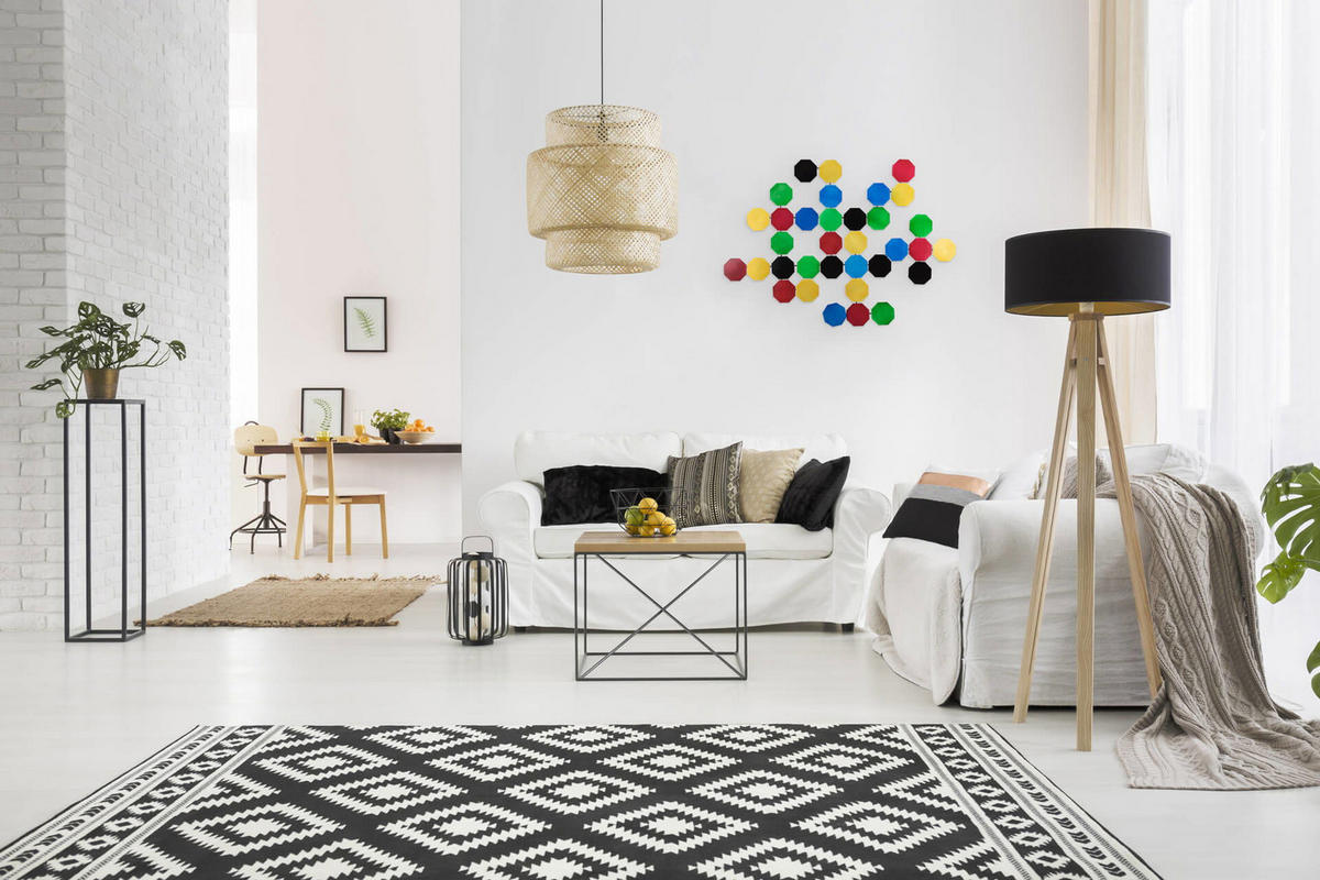 WANDDEKO Bunt 102/76 cm - Multicolor, Metall (4.17/76/4cm) - KUNSTLOFT