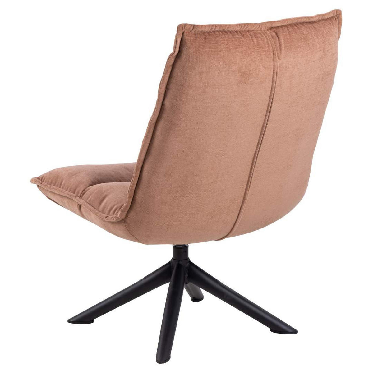 SESSEL, Blizzard, Braun, Stoff, 70 x 80 x 98 cm - Braun, Textil/Metall (70/98/80cm) - ebuy24