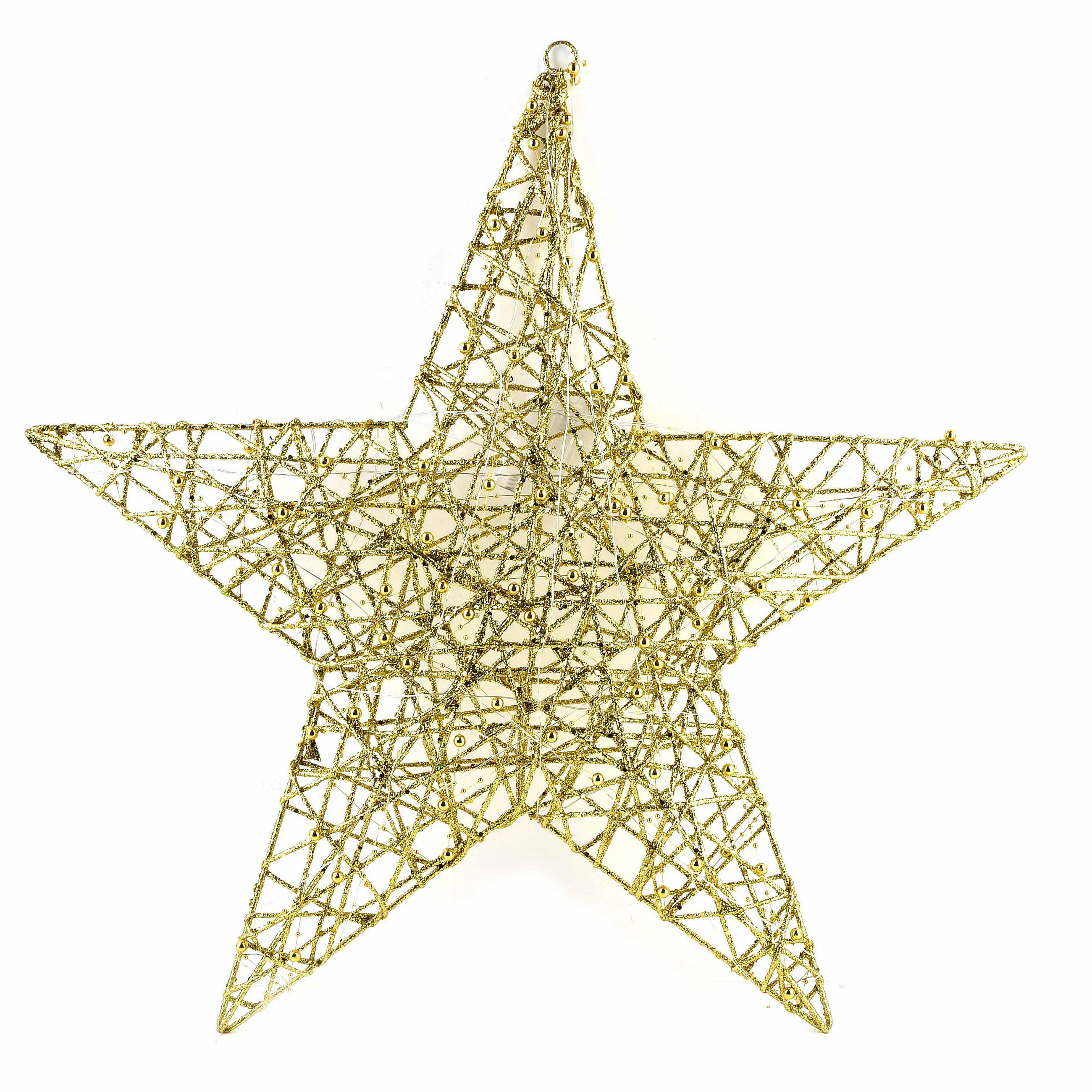 DEKOSTERN Santa Lila Gold 60/5/57 cm Metall - Goldfarben, Metall (5/57/60cm) - Mondex