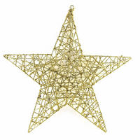 DEKOSTERN Santa Lila Gold 60/5/57 cm Metall - Goldfarben, Metall (5/57/60cm) - Mondex