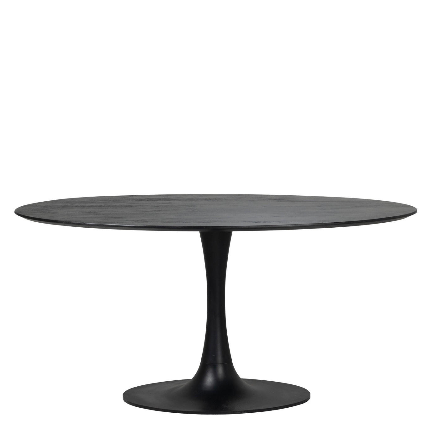 ESSTISCH oval aus Mangoholz 240cm, schwarz - Schwarz, Holz (160/90/76cm) - Giga Meubel