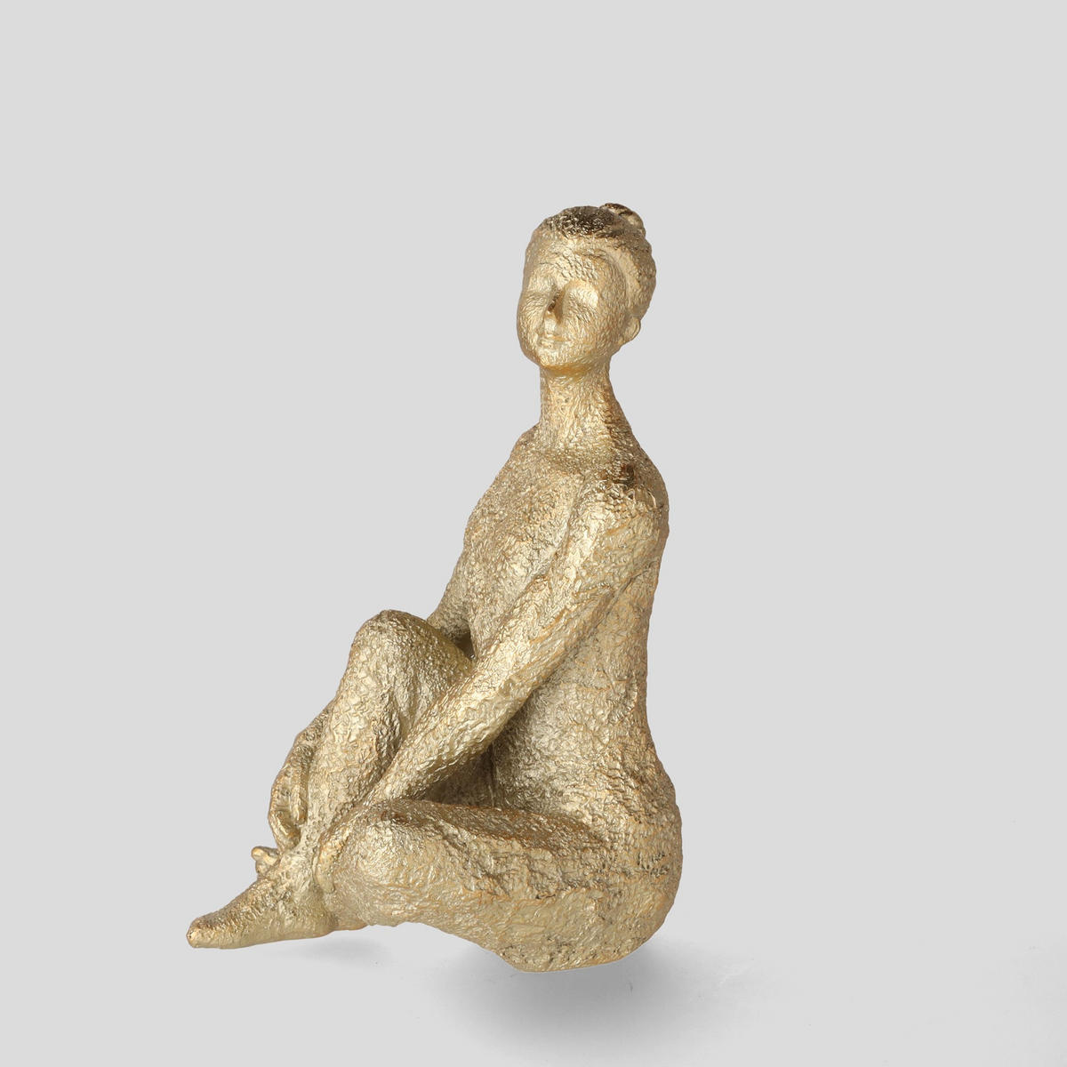 FIGURINE Zentra - Goldfarben, Kunststoff (13.5/27/19cm) - home&you