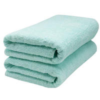 SAUNATUCH, 2er-Set, 70x200 cm, 100% Baumwolle, Blau - Grün, Textil (70/200cm) - Zollner