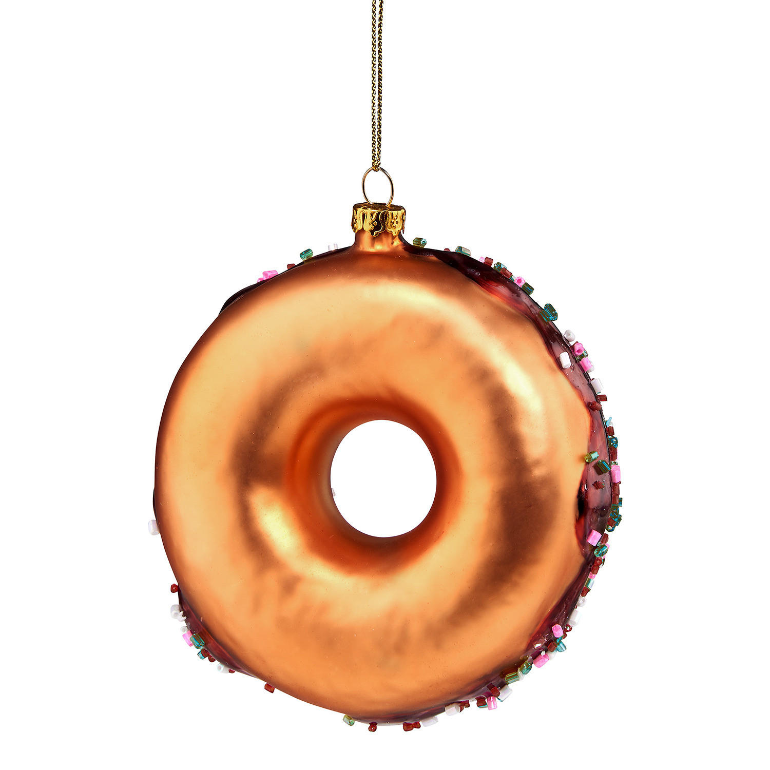 BAUMANHÄNGER Hang On Donut - Braun, Glas (10/10/4cm) - Butlers