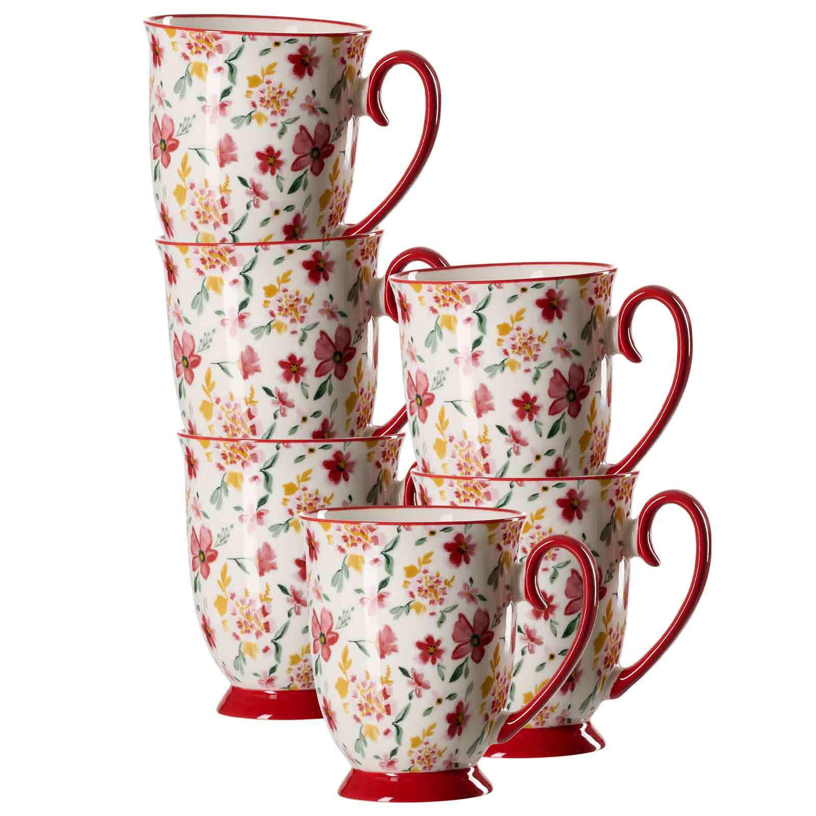 HENKELBECHER Malo rot 320 ml 6er Set - Rot, Keramik (0.32L) - Ritzenhoff Breker