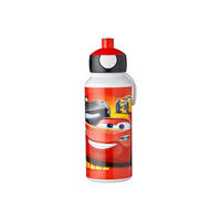 TRINKFLASCHE Campus Cars 400 ml - Rot/Weiß, Kunststoff (0.4L) - Mepal