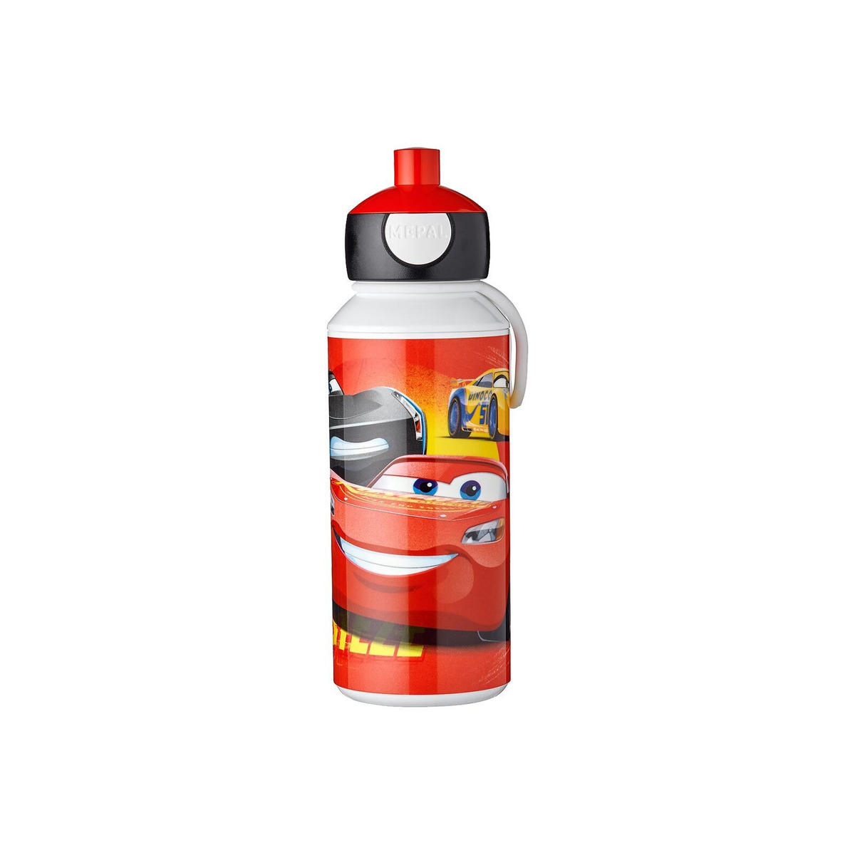 TRINKFLASCHE Campus Cars 400 ml - Rot/Weiß, Kunststoff (0.4L) - Mepal