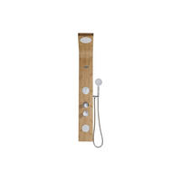 DUSCHSÄULE - 20 cmcm x 20 cmcm - Holz, Platte - Naturfarben Hell - TISSIA - Naturfarben, Holz (20/140/20cm) - Vente-Unique