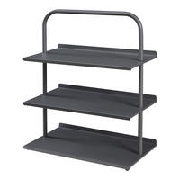 OBUVNÍK Poytya - antracitová, kov (60/73/32cm) - [en.casa]