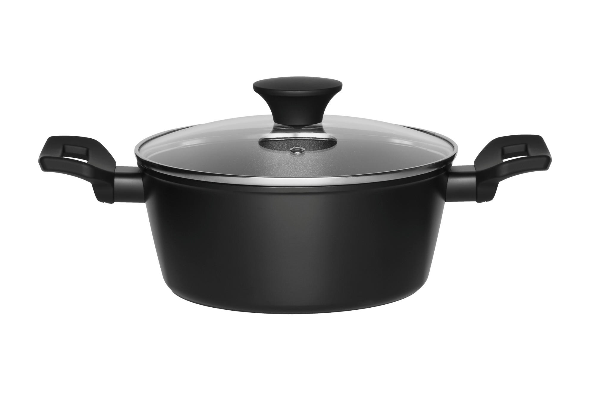 SUPPENTOPF 2,2 l - Schwarz, Metall (20cm)
