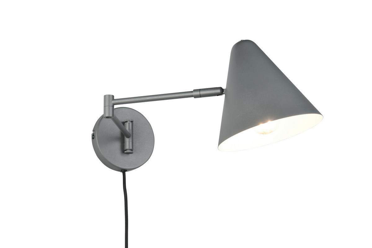 WANDLEUCHTE COSIMA - Anthrazit - 15/15/16 cm - Anthrazit, Metall (54/16/54cm) - Trio Leuchten