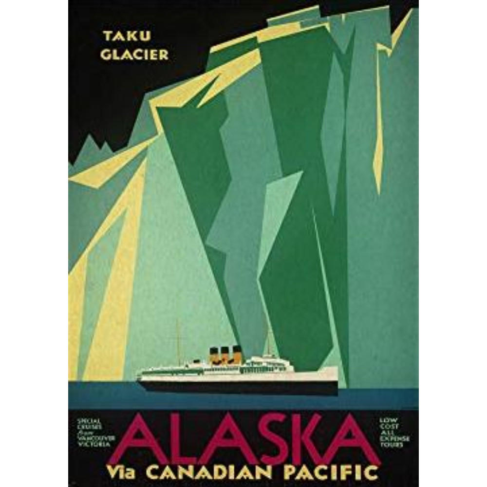 POSTER Eisberg In Alaska A4 Rahmenlos - Klar, Papier (29.7/5/21cm) - Nacnic