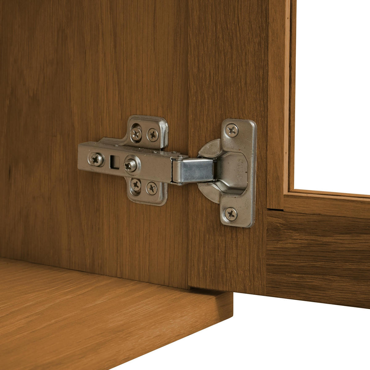 HÄNGESCHRANK mit LED Beleuchtung Wildeiche - Honigeiche/Eichefarben, Holzwerkstoff (160/60/37cm) - Furnhouse