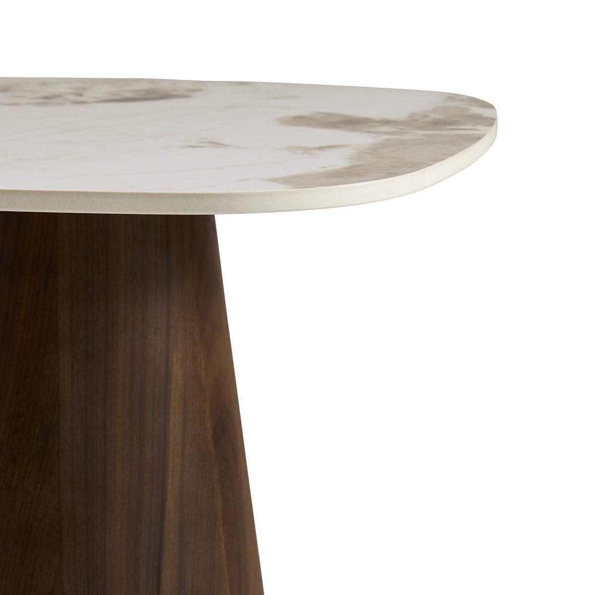 BEISTELLTISCH Keramik 58/50/50 cm - Braun, Keramik (58/50/50cm) - Signature