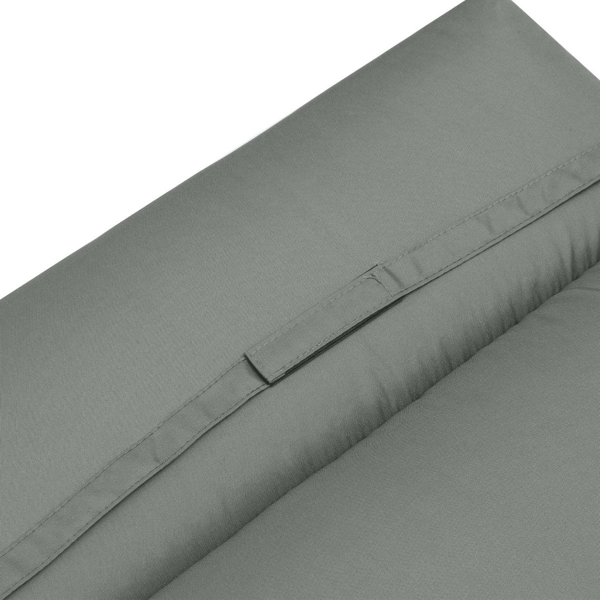 SITZKISSEN, Polyester, PP, Dunkelgrau - Dunkelgrau, Kunststoff (55/8/196cm) - Outsunny